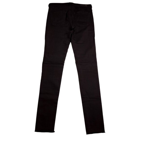 AG Adriano Goldschmied The Legging Super Skinny Jeans 26 Black Low Rise Stretch - Picture 3 of 8